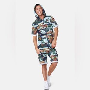 One piece The Vintage Hawaii Short Jumpsuit